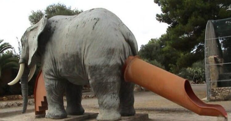 Elephant slide (Reddit | araitisaname)