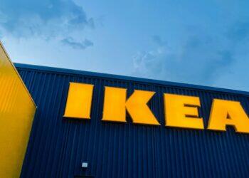 IKEA logo on building (Unsplash | Jueun Song)