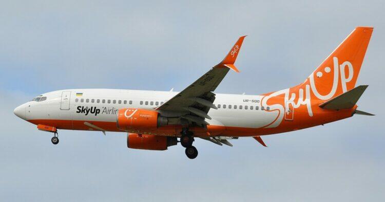 Skyup Airlines plane in the sky (ERIC SALARD)