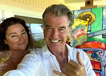 Pierce Brosnan and wife Keely Shay Smith