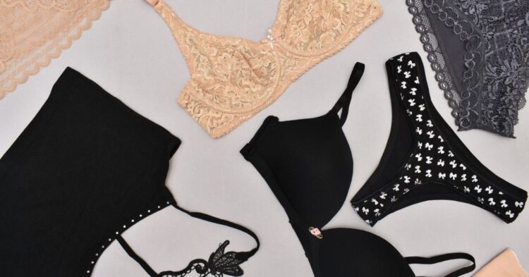 Women's underwear laid out (Unsplash | Fahad Waseem)