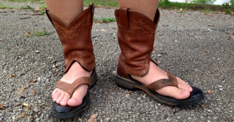 Facebook | Redneck Boot Sandals