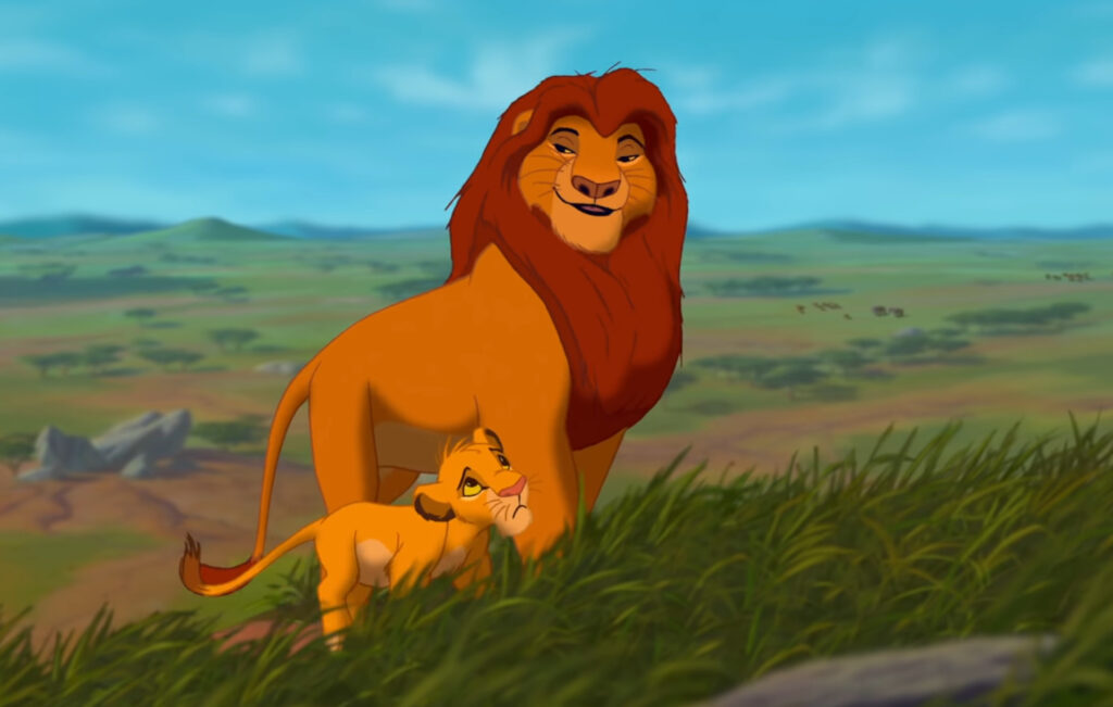 Mufasa and Simba from The Lion King