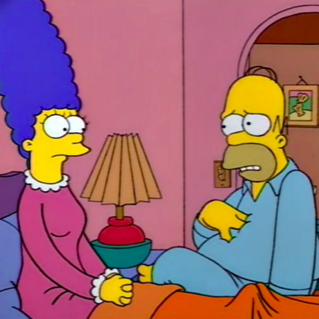 Homer and Marge