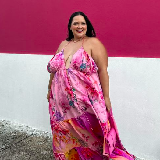Megan in a dress