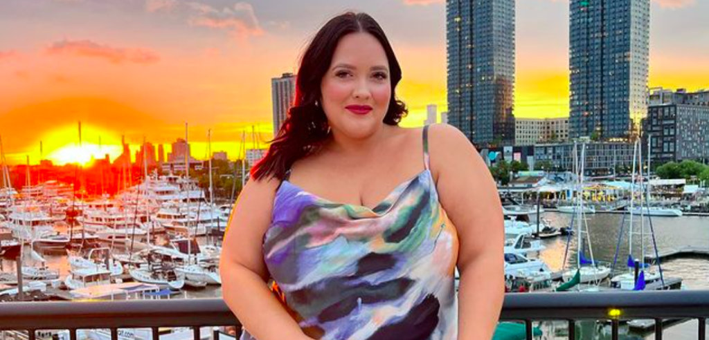 Megan in a dress