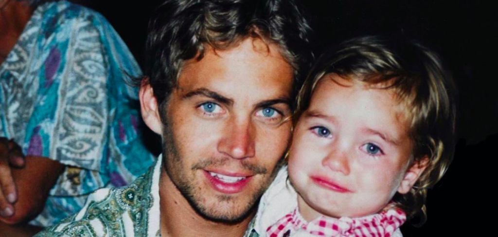 Paul Walker and a child