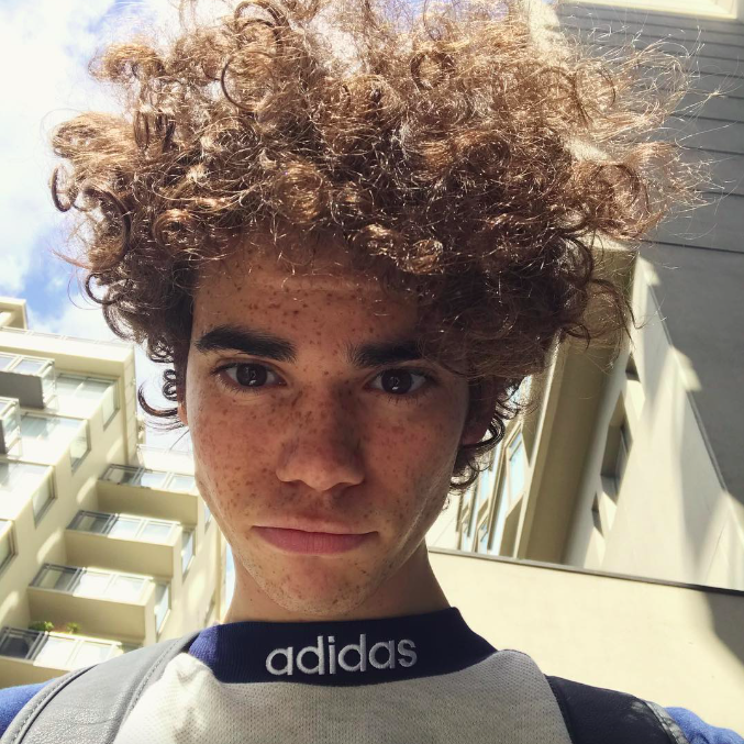 Cameron Boyce in a selfie