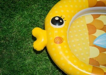 yellow fish inflatable