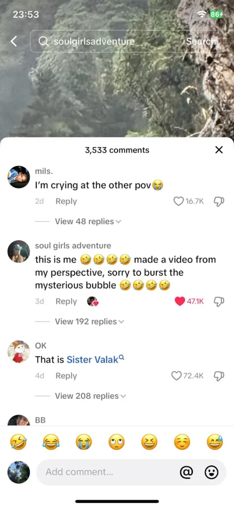 tiktok comments