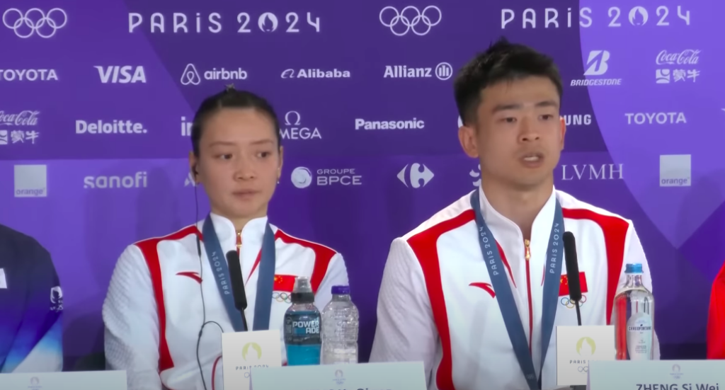 Huang Yaqiong on Liu Yuchen proposing to her after gold medal win at 2024 Olympics