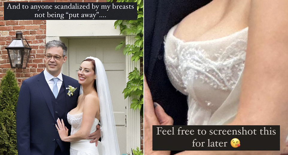 Susan Sarandon's Daughter, Eva Amurri, on her wedding day in her wedding dress