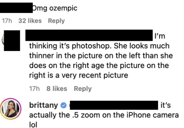 Brittany vanderpump rules instagram clapback