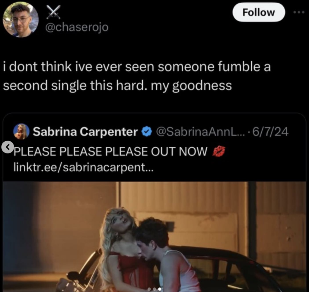 Sabrina Carpenter clapback