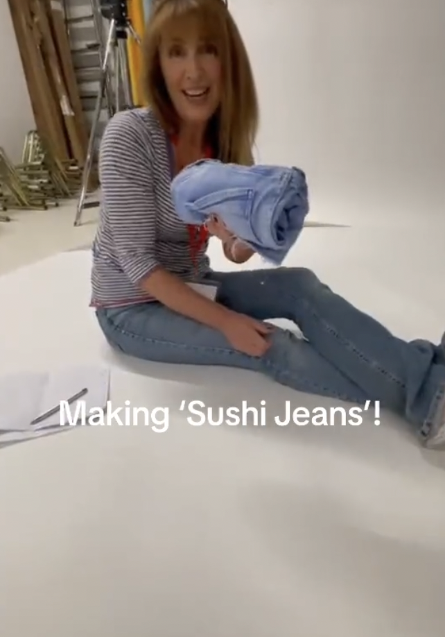 Sushi Jeans Travel Packing Hack