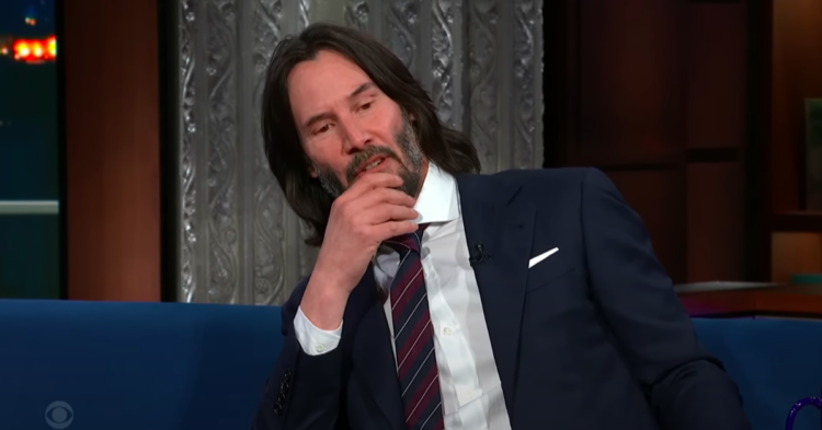 Keanu Reeves interview via The Late Show With Stephen Colbert