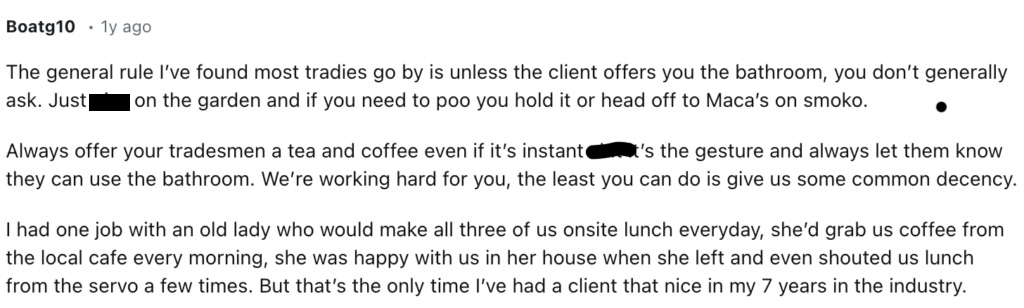 Reddit comment