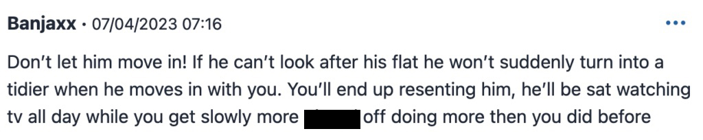 Mumsnet community comment