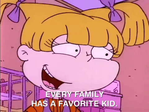 A gif of Angelica from Rugrats saying 