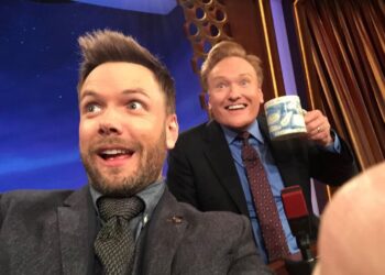 Joel McHale and Conan