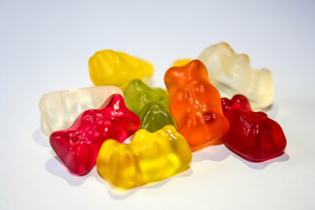 gummy bear, to dye, sweets