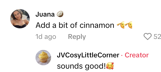 TikTok comments