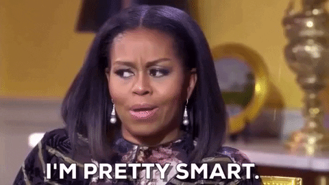 I'm pretty smart gif