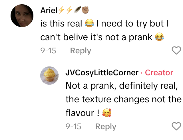 TikTok comments