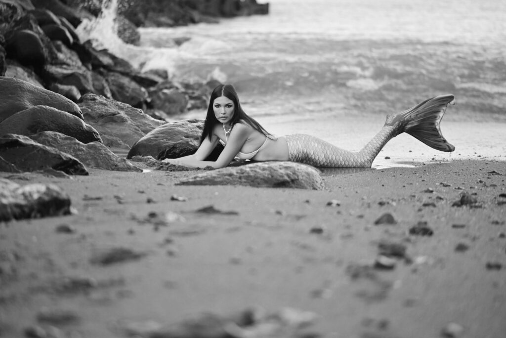 a person lying on a beach