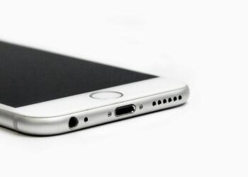 iphone on a white background