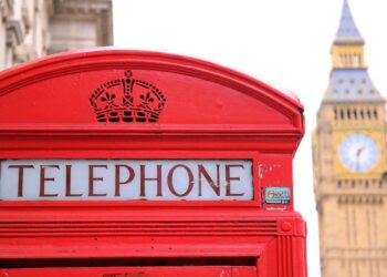 Telephone booth with Big Ben in the background