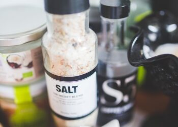salt grinder in the kitchen