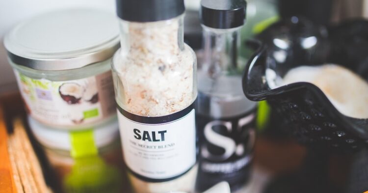 salt grinder in the kitchen