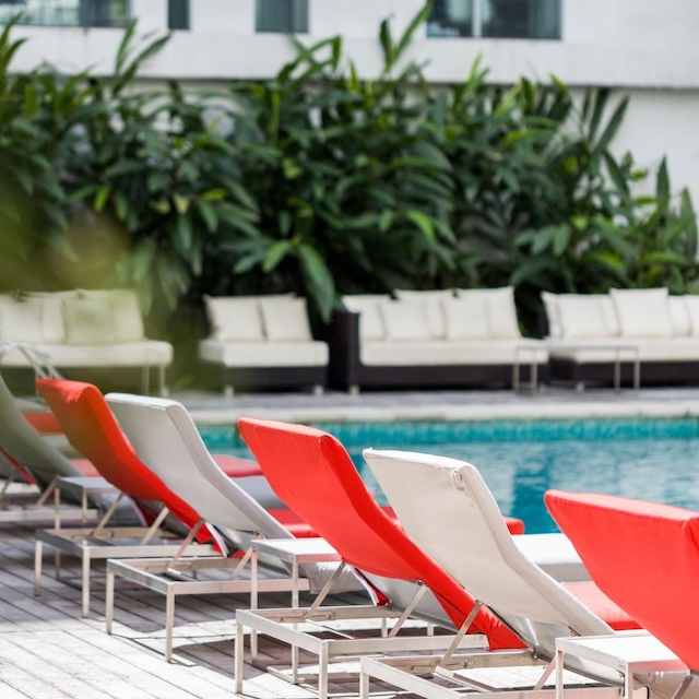 CasaSur Hotel pool area