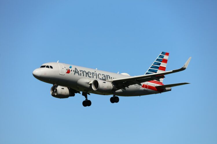 a large airplane flying in the sky