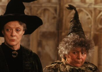 An image of Professor McGonagall and Professor Sprout from Harry Potter.