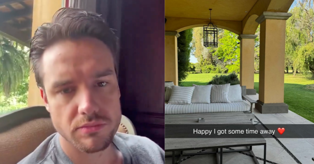 last Snapchat of Liam Payne