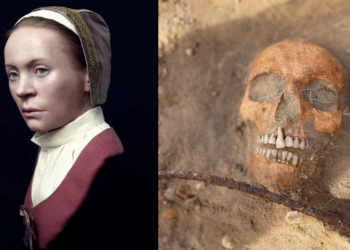 picture of woman and remains found in Poland