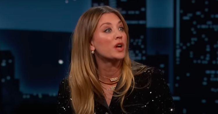 Kaley Cuoco guest appearance on Jimmy Kimmel Live