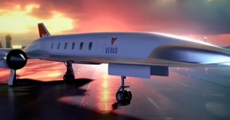 Venus Hypersonic jet via YouTube