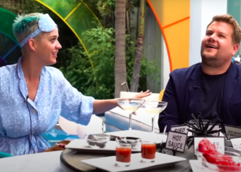 Katy Perry is interviewed by James Corden