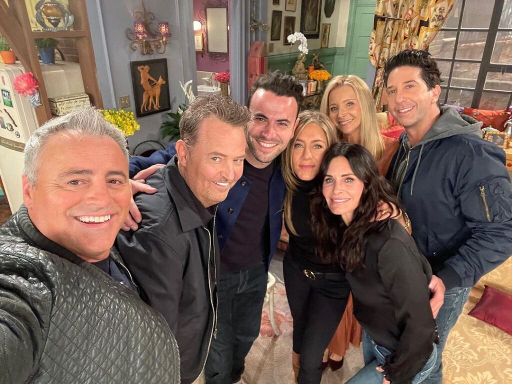 the cast of friends at the 2021 reunion