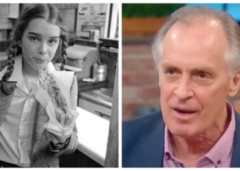 Brooke Shields and former co-star, Keith Carradine