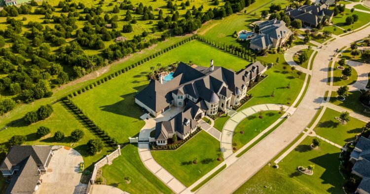 House on a huge lot