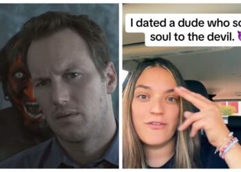 Insidious and woman on TikTok