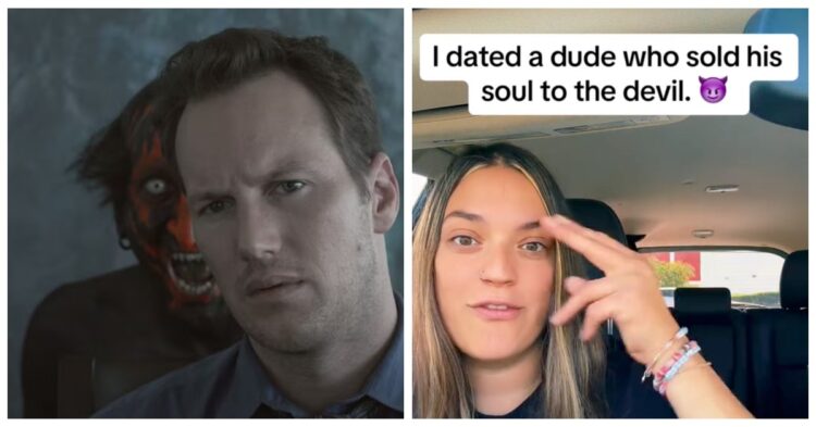 Insidious and woman on TikTok