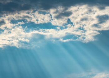 blue sky with clouds