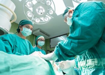 surgery being performed