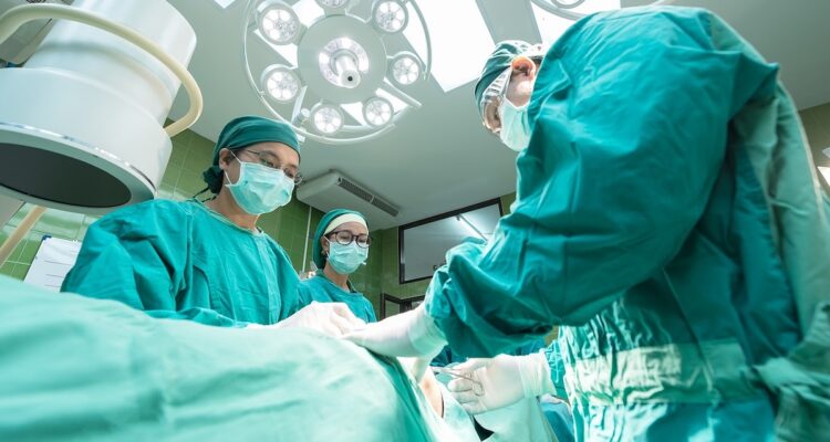 surgery being performed