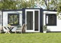 tiny home on a lawn